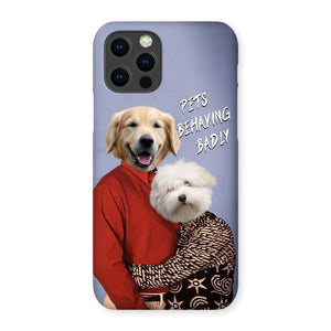 Gary & Dorothy (Men Behaving Badly Inspired): Custom Pet Phone Case - Paw & Glory - Dog Portraits - Pet Portraits