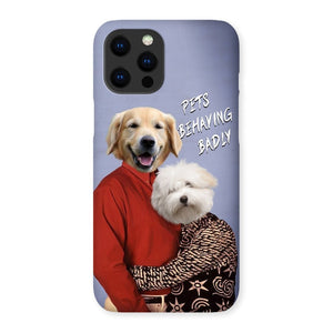 Gary & Dorothy (Men Behaving Badly Inspired): Custom Pet Phone Case - Paw & Glory - Dog Portraits - Pet Portraits