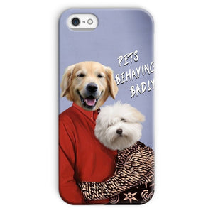 Gary & Dorothy (Men Behaving Badly Inspired): Custom Pet Phone Case - Paw & Glory - Dog Portraits - Pet Portraits