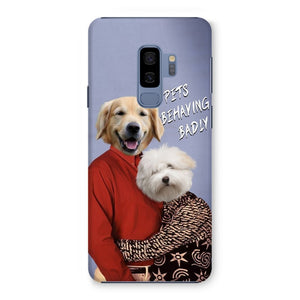 Gary & Dorothy (Men Behaving Badly Inspired): Custom Pet Phone Case - Paw & Glory - Dog Portraits - Pet Portraits