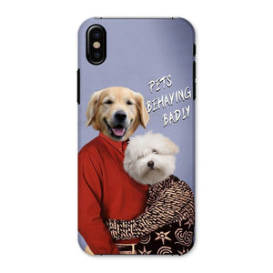 Gary & Dorothy (Men Behaving Badly Inspired): Custom Pet Phone Case - Paw & Glory - Dog Portraits - Pet Portraits