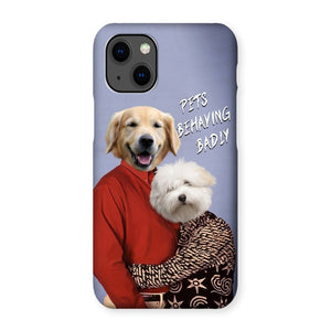 Gary & Dorothy (Men Behaving Badly Inspired): Custom Pet Phone Case - Paw & Glory - Dog Portraits - Pet Portraits