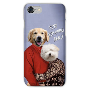 Gary & Dorothy (Men Behaving Badly Inspired): Custom Pet Phone Case - Paw & Glory - Dog Portraits - Pet Portraits