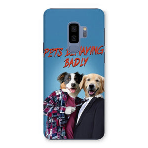 Gary & Tony (Men Behaving Badly Inspired): Custom Pet Phone Case - Paw & Glory - Dog Portraits - Pet Portraits