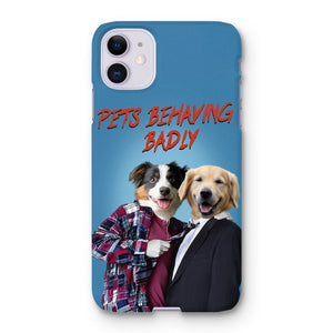 Gary & Tony (Men Behaving Badly Inspired): Custom Pet Phone Case - Paw & Glory - Dog Portraits - Pet Portraits