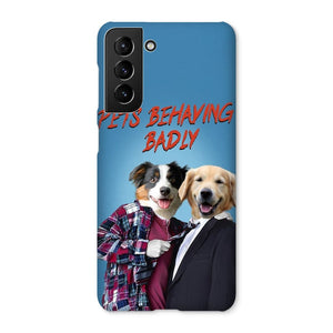 Gary & Tony (Men Behaving Badly Inspired): Custom Pet Phone Case - Paw & Glory - Dog Portraits - Pet Portraits