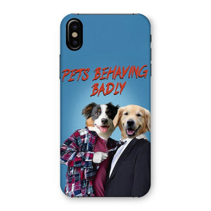 Gary & Tony (Men Behaving Badly Inspired): Custom Pet Phone Case - Paw & Glory - Dog Portraits - Pet Portraits