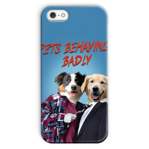 Gary & Tony (Men Behaving Badly Inspired): Custom Pet Phone Case - Paw & Glory - Dog Portraits - Pet Portraits