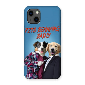 Gary & Tony (Men Behaving Badly Inspired): Custom Pet Phone Case - Paw & Glory - Dog Portraits - Pet Portraits