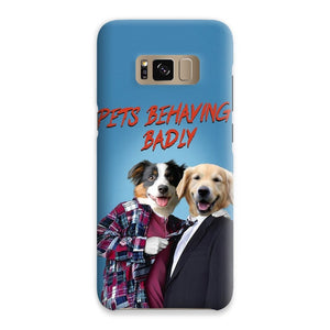 Gary & Tony (Men Behaving Badly Inspired): Custom Pet Phone Case - Paw & Glory - Dog Portraits - Pet Portraits