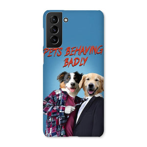 Gary & Tony (Men Behaving Badly Inspired): Custom Pet Phone Case - Paw & Glory - Dog Portraits - Pet Portraits