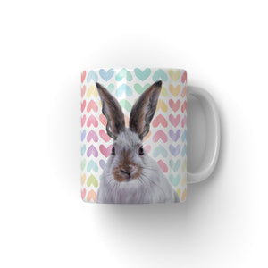 Gazelle Antlers: Minimalist Pet Coffee Mug - Paw & Glory - Dog Portraits - Pet Portraits