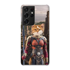 General Okoye (Marvel Inspired): Custom Pet Phone Case - Paw & Glory - Dog Portraits - Pet Portraits