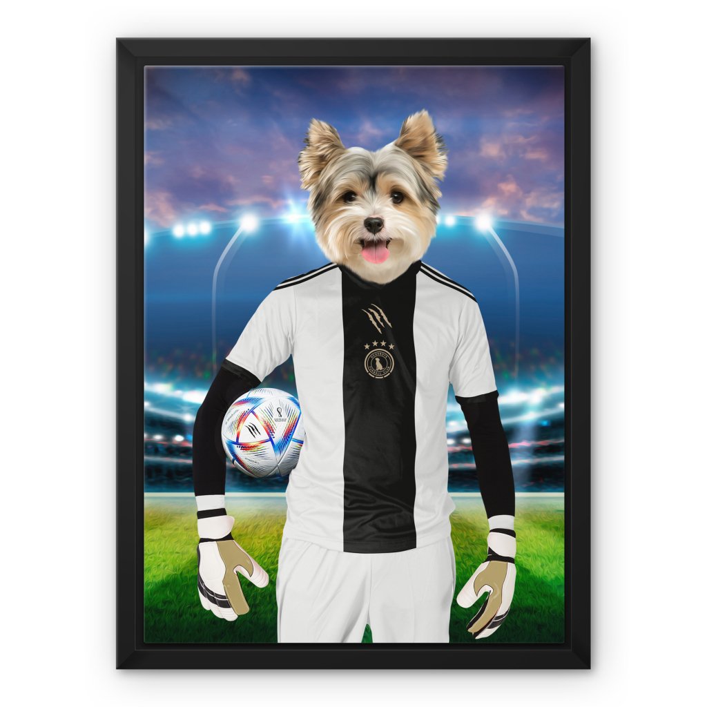 Germany Football Team (FIFA 2022): Custom Pet Canvas - Paw & Glory - Dog Portraits - Pet Portraits