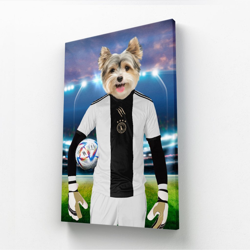 Germany Football Team (FIFA 2022): Custom Pet Canvas - Paw & Glory - Dog Portraits - Pet Portraits