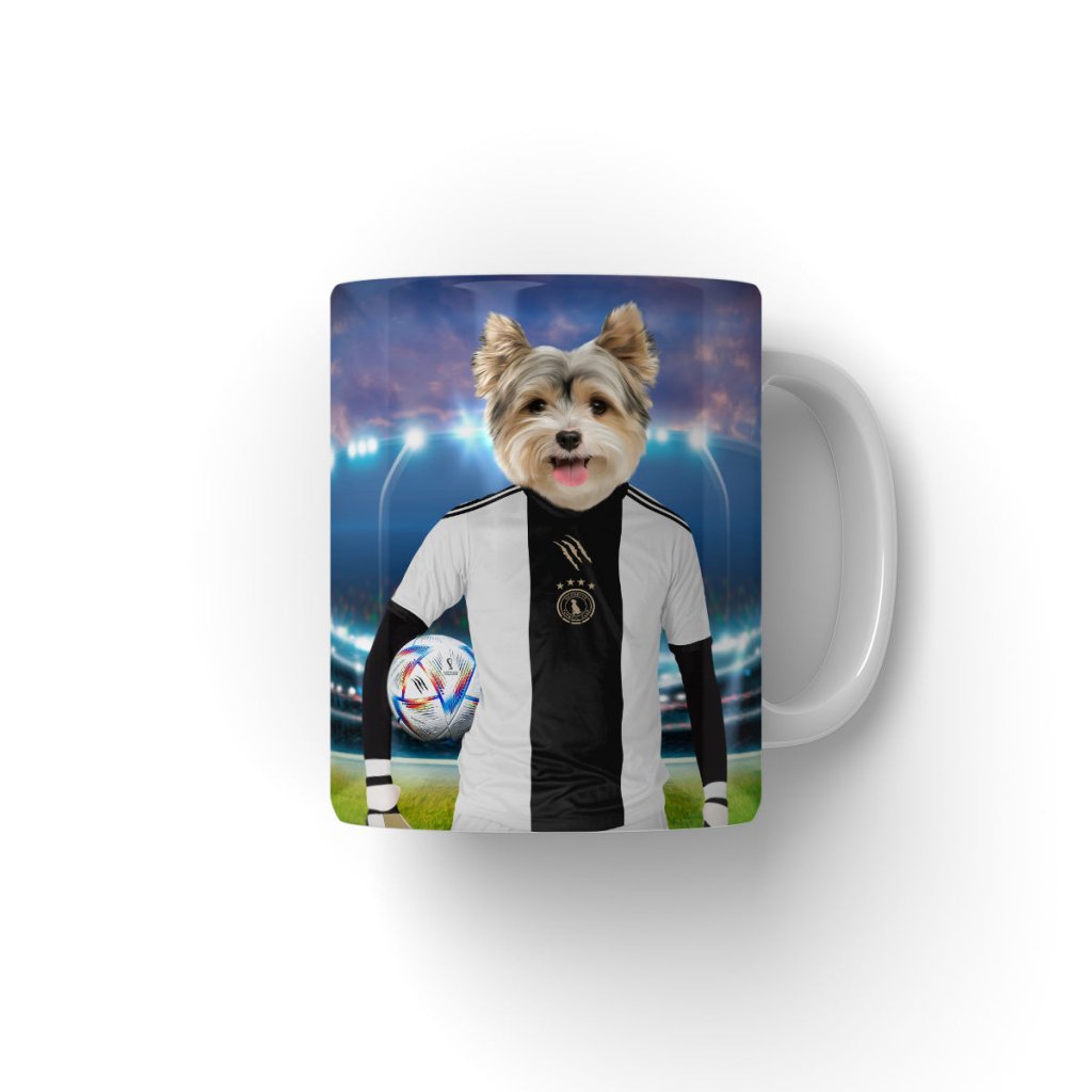 Germany Football Team (FIFA 2022): Custom Pet Coffee Mug - Paw & Glory - Dog Portraits - Pet Portraits