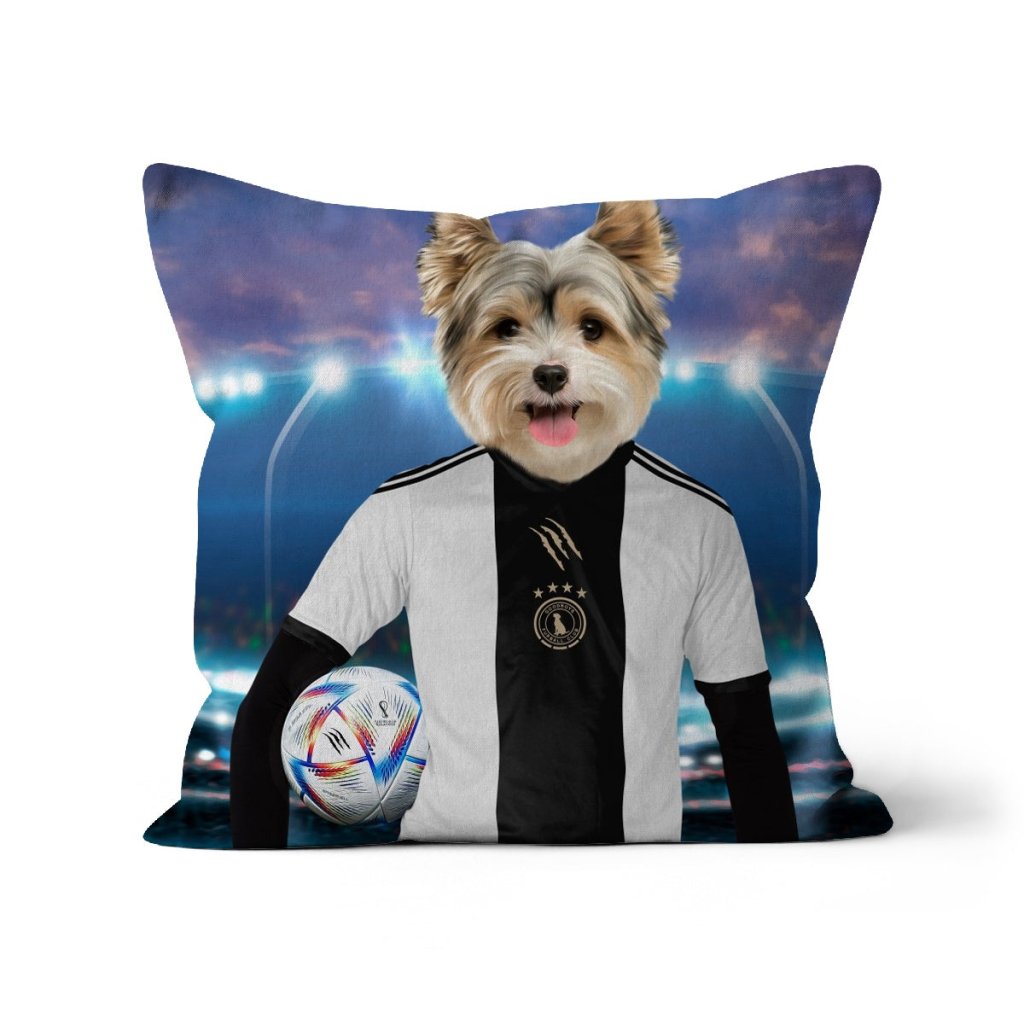 Germany Football Team (FIFA 2022): Custom Pet Pillow - Paw & Glory - Dog Portraits - Pet Portraits