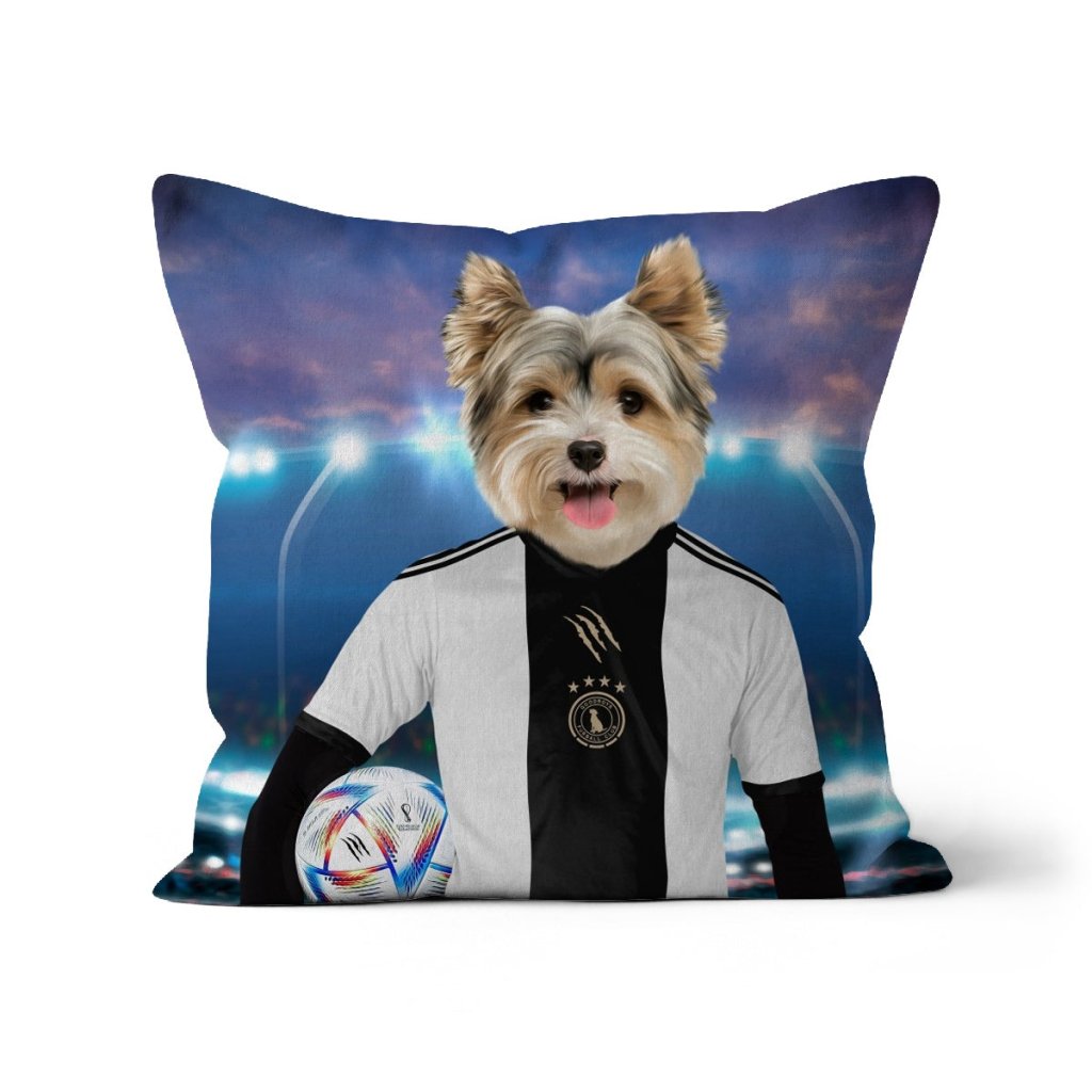 Germany Football Team (FIFA 2022): Custom Pet Pillow - Paw & Glory - Dog Portraits - Pet Portraits