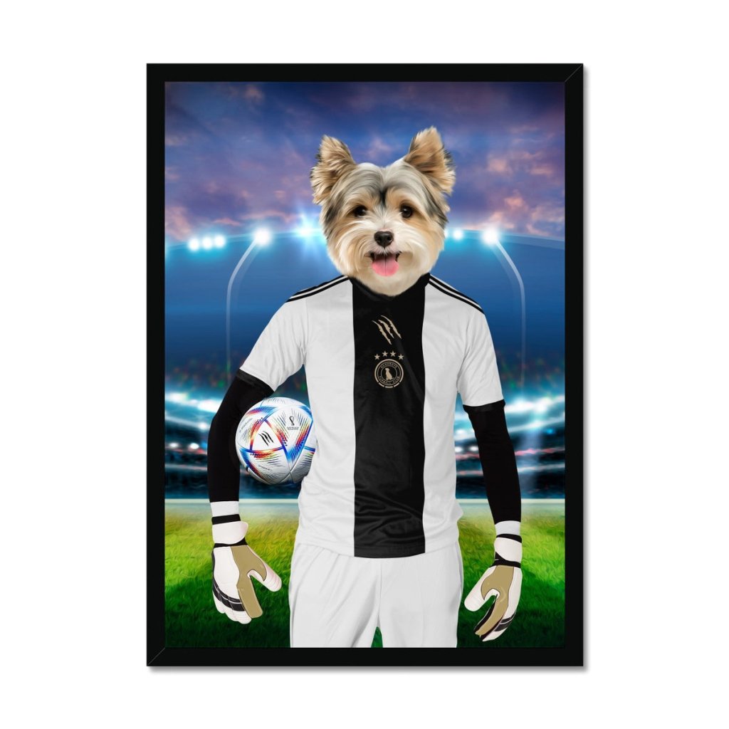 Germany Football Team (FIFA 2022): Custom Pet Portrait - Paw & Glory - Dog Portraits - Pet Portraits