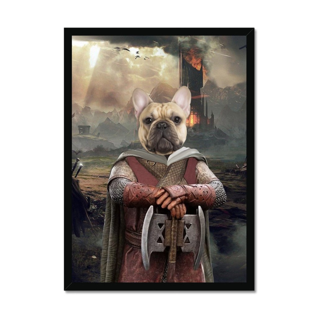 Gimli (Lord Of The Rings Inspired): Custom Pet Portrait - Paw & Glory - Dog Portraits - Pet Portraits