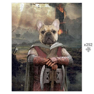 Gimli (Lord Of The Rings Inspired): Custom Pet Puzzle - Paw & Glory - Dog Portraits - Pet Portraits