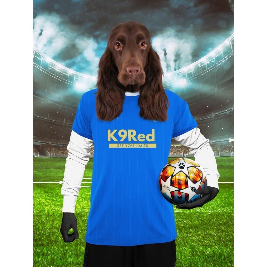 Glasgow Rascals Football Club: Custom Digital Download Pet Portrait - Paw & Glory - Dog Portraits - Pet Portraits