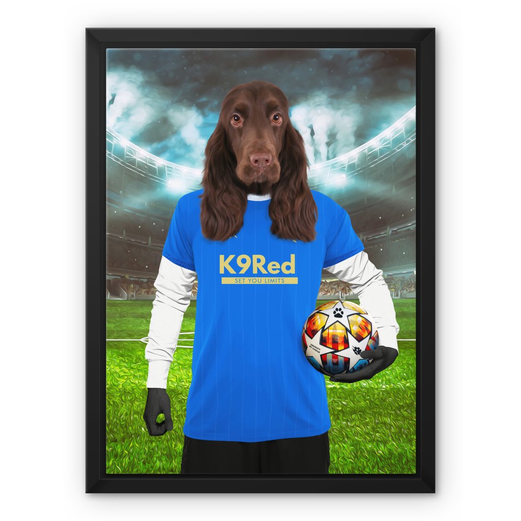 Glasgow Rascals Football Club: Custom Pet Canvas - Paw & Glory - Dog Portraits - Pet Portraits