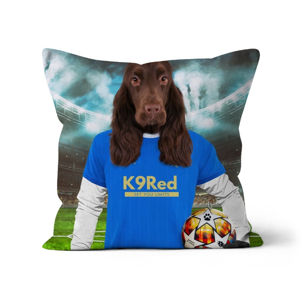 Glasgow Rascals Football Club: Custom Pet Pillow - Paw & Glory - Dog Portraits - Pet Portraits