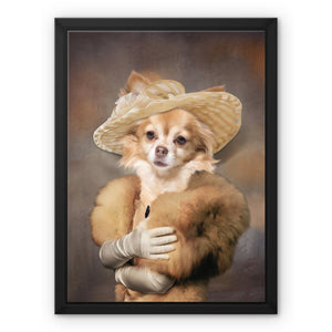 Grace (Peaky Blinders Inspired): Custom Pet Canvas - Paw & Glory - Dog Portraits - Pet Portraits