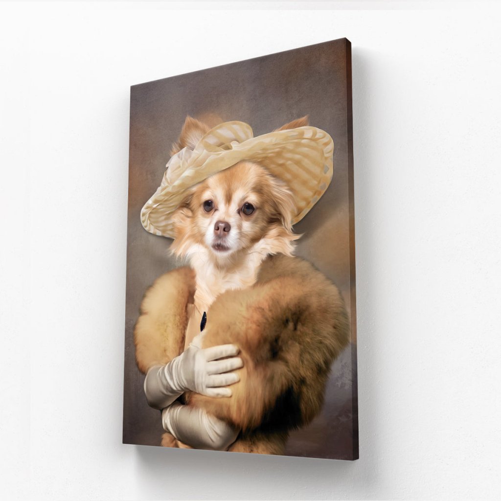 Grace (Peaky Blinders Inspired): Custom Pet Canvas - Paw & Glory - Dog Portraits - Pet Portraits