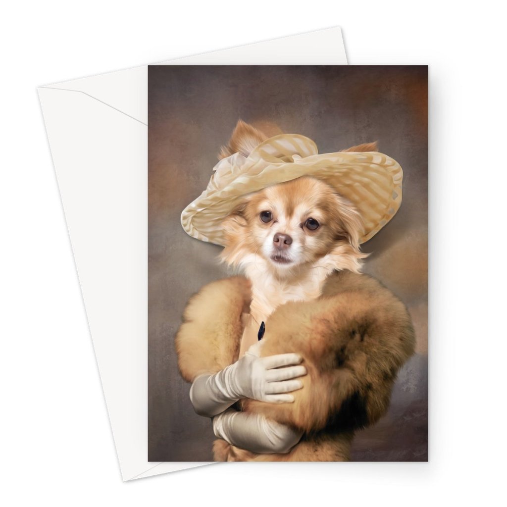 Grace (Peaky Blinders Inspired): Custom Pet Greeting Card - Paw & Glory - Dog Portraits - Pet Portraits