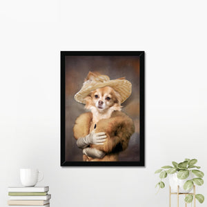 Grace (Peaky Blinders Inspired): Custom Pet Portrait - Paw & Glory - Dog Portraits - Pet Portraits