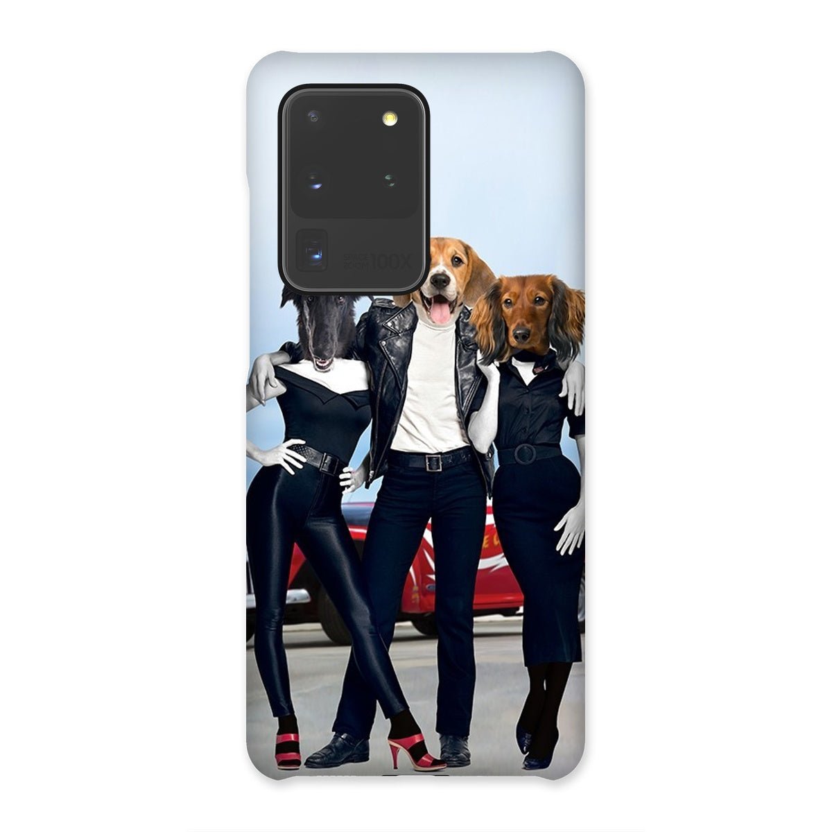 Grease Lightening: Custom Pet Phone Case - Paw & Glory - Dog Portraits - Pet Portraits