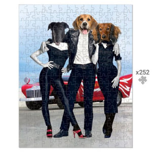 Grease Lightening: Custom Pet Puzzle - Paw & Glory - Dog Portraits - Pet Portraits