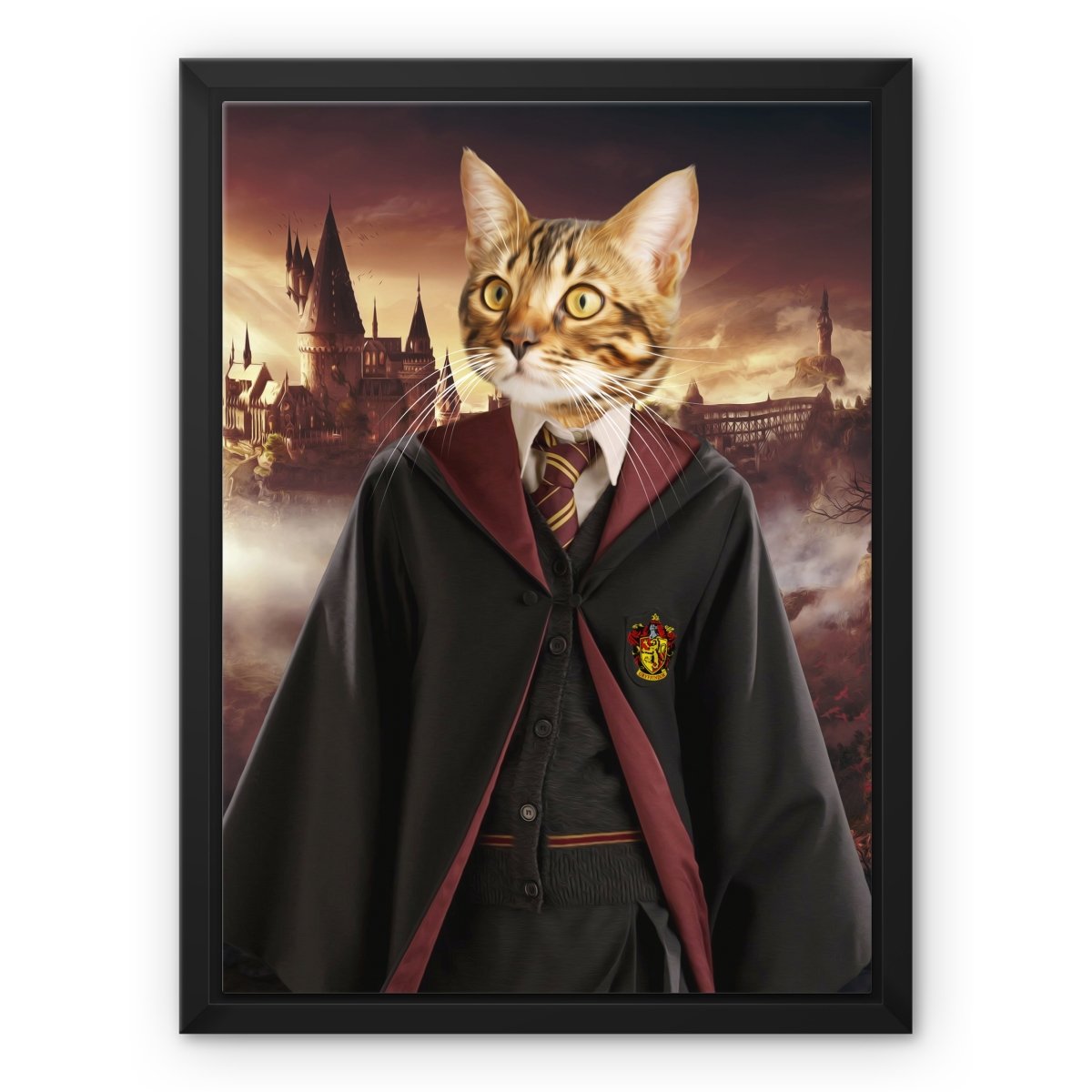 Gryffindor (Harry Potter Inspired): Custom Pet Canvas - Paw & Glory - Dog Portraits - Pet Portraits