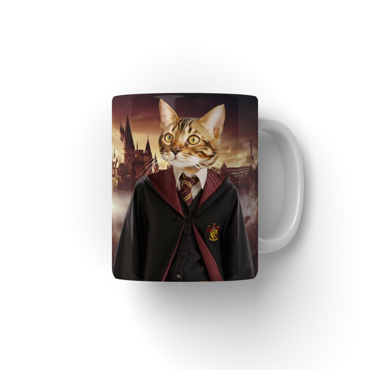 Gryffindor (Harry Potter Inspired): Custom Pet Coffee Mug - Paw & Glory - Dog Portraits - Pet Portraits