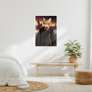 Gryffindor (Harry Potter Inspired): Custom Pet Poster - Paw & Glory - Dog Portraits - Pet Portraits