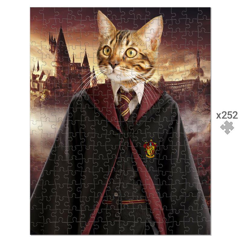 Gryffindor (Harry Potter Inspired): Custom Pet Puzzle - Paw & Glory - Dog Portraits - Pet Portraits