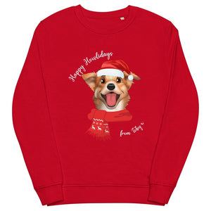 Happy Howlidays Christmas Pet Sweatshirt - Paw & Glory - Dog Portraits - Pet Portraits