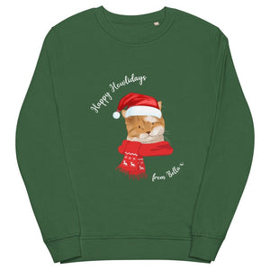 Happy Howlidays Christmas Pet Sweatshirt - Paw & Glory - Dog Portraits - Pet Portraits