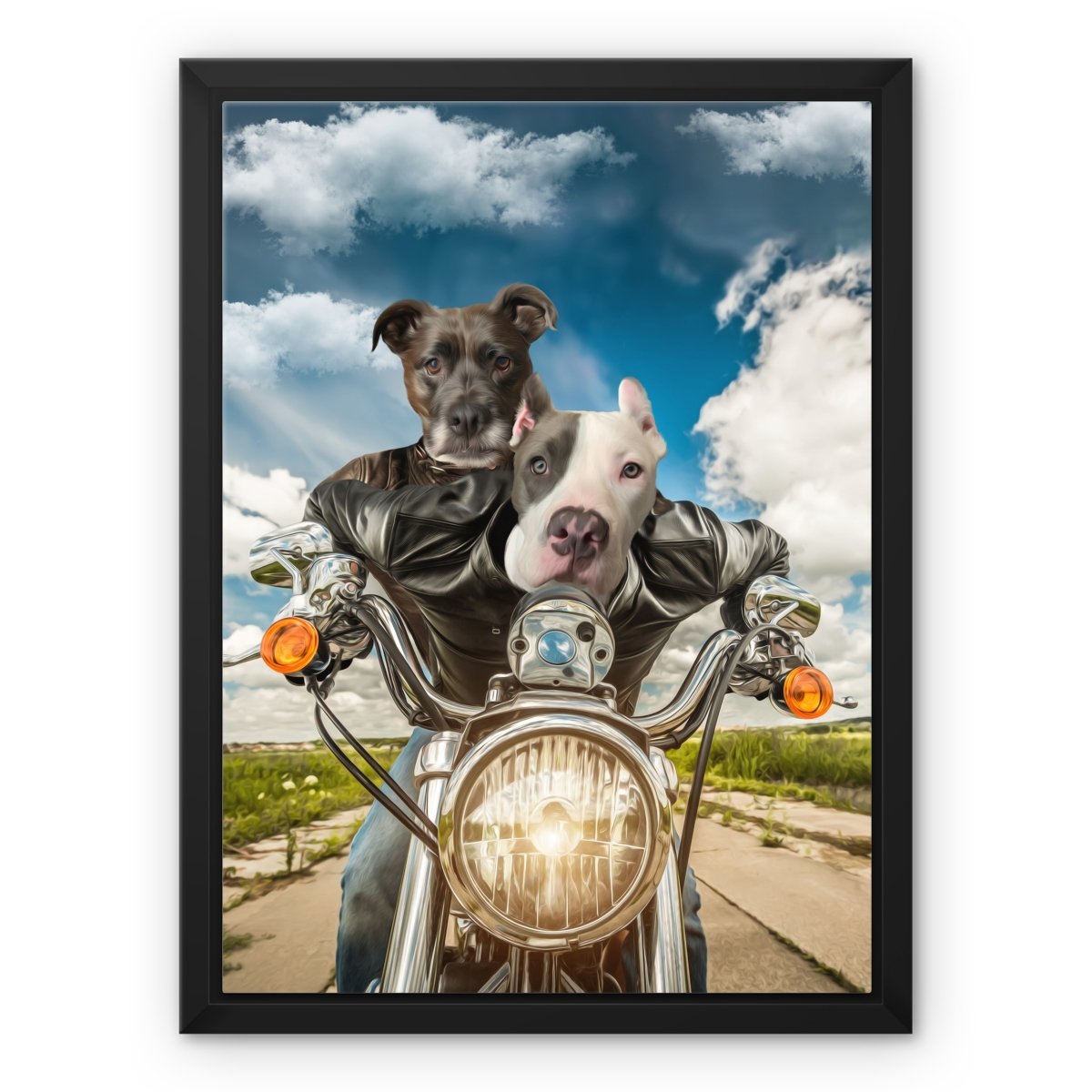 Harley Wooferson: Custom Pet Canvas - Paw & Glory - Dog Portraits - Pet Portraits