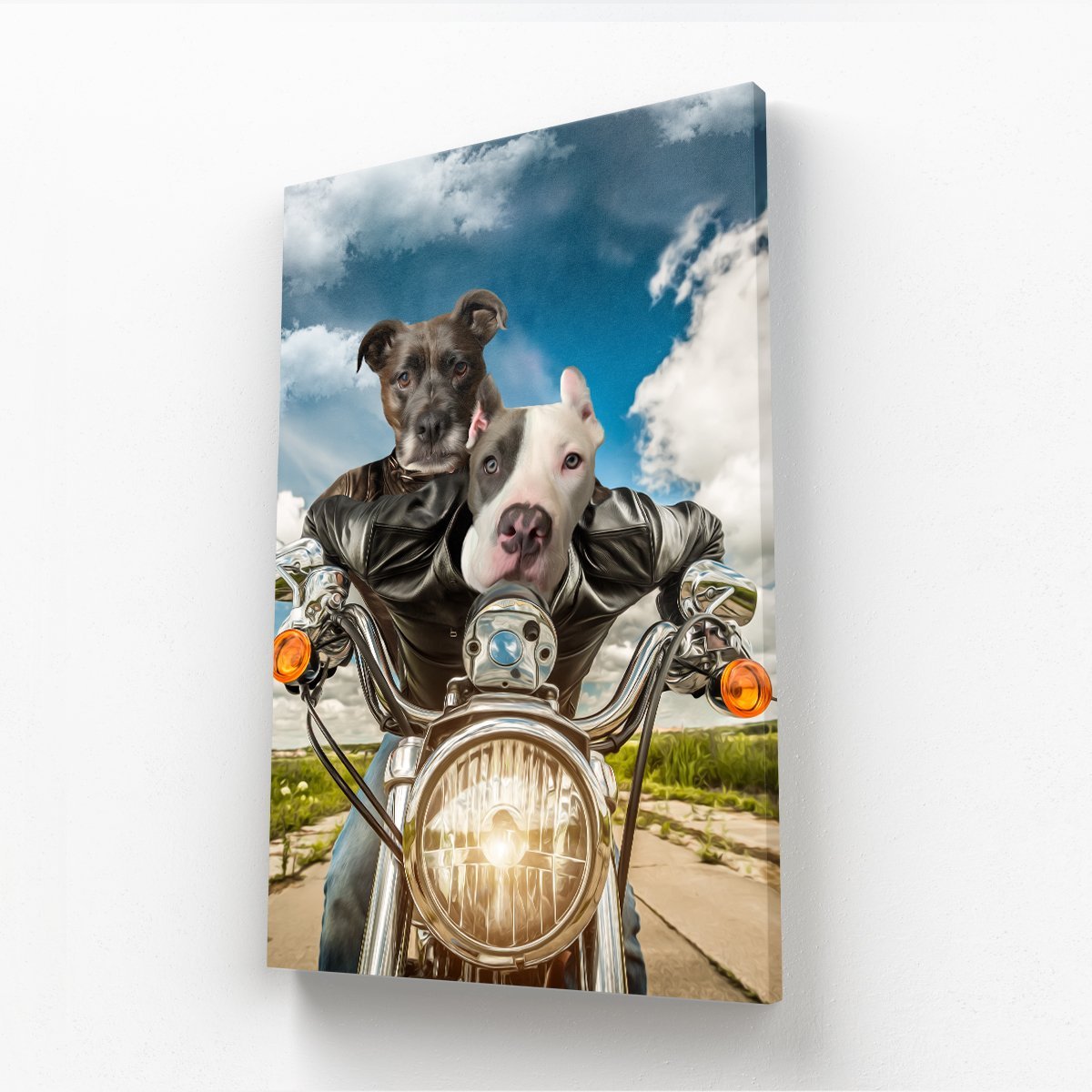 Harley Wooferson: Custom Pet Canvas