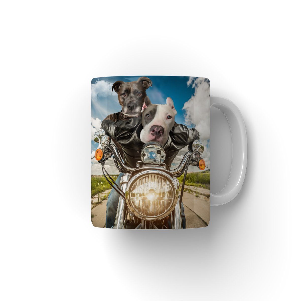 Harley Wooferson: Custom Pet Coffee Mug - Paw & Glory - Dog Portraits - Pet Portraits