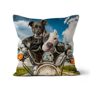 Harley Wooferson: Custom Pet Pillow - Paw & Glory - Dog Portraits - Pet Portraits