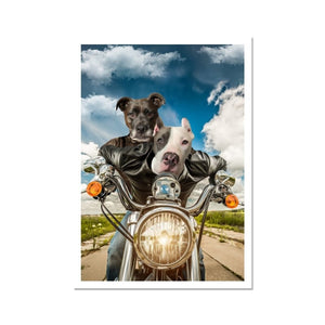 Harley Wooferson: Custom Pet Poster - Paw & Glory - Dog Portraits - Pet Portraits