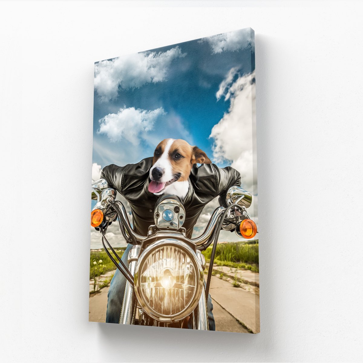 Harley Woofingson 1 Pet: Custom Pet Canvas - Paw & Glory - Dog Portraits - Pet Portraits