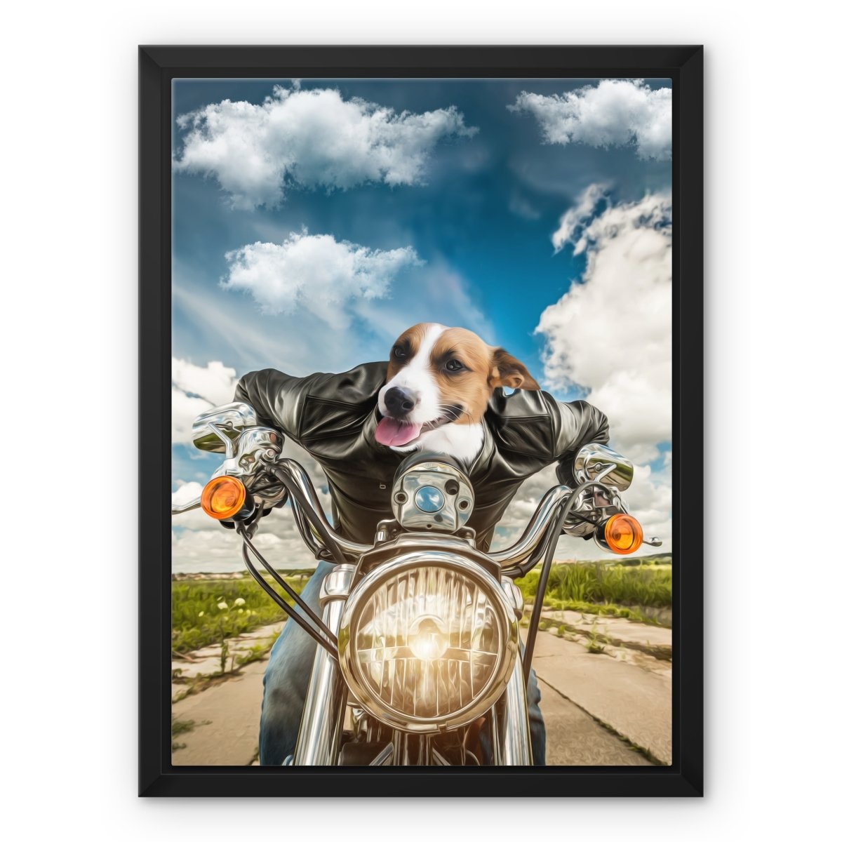 Harley Woofingson 1 Pet: Custom Pet Canvas - Paw & Glory - Dog Portraits - Pet Portraits