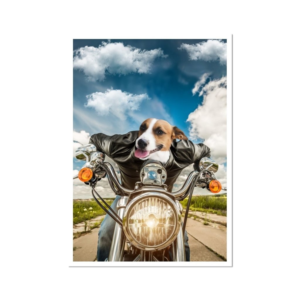 Harley Woofingson 1 Pet: Custom Pet Poster - Paw & Glory - Dog Portraits - Pet Portraits