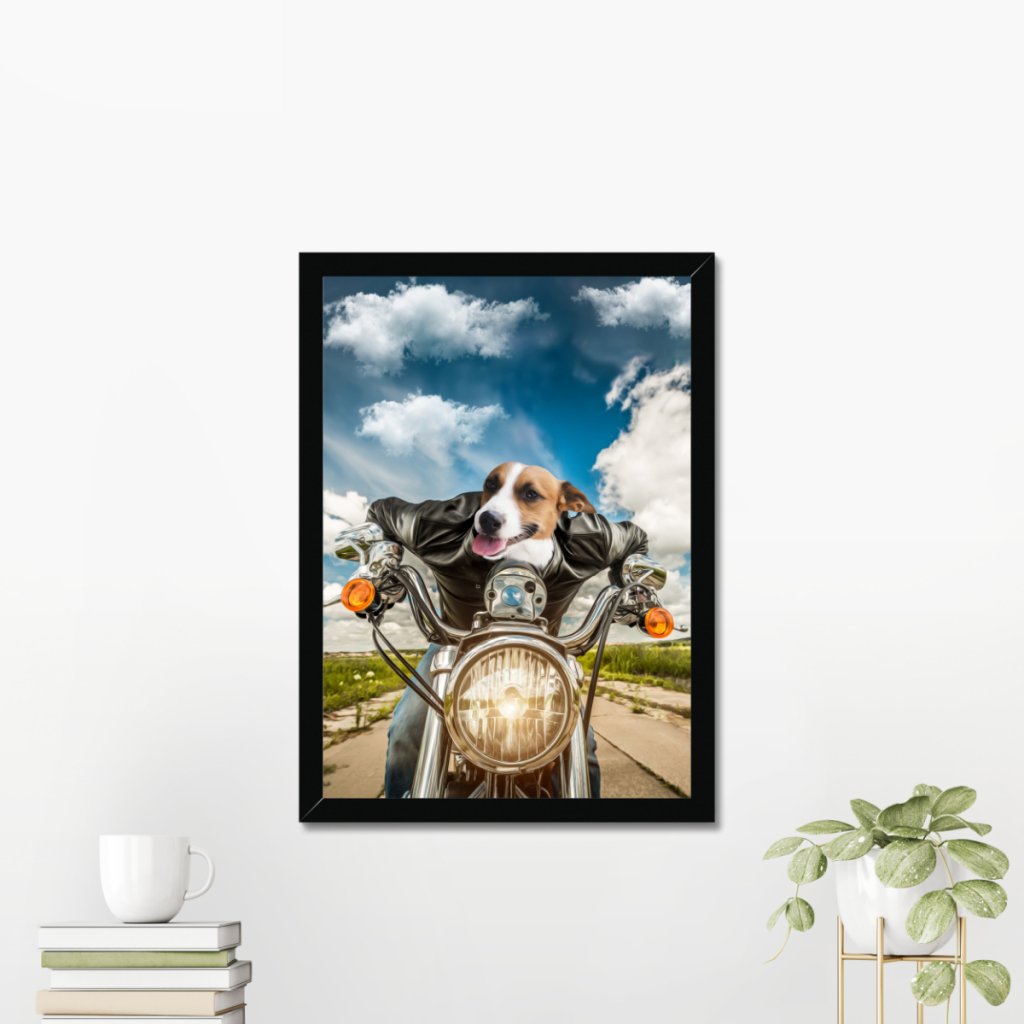 Harley Woofingson: Custom 1 Pet Portrait - Paw & Glory - Dog Portraits - Pet Portraits