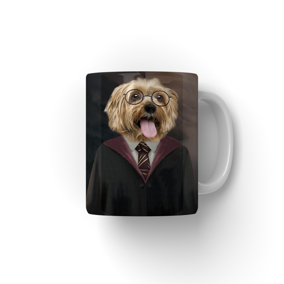 Harry Doggo: Custom Pet Coffee Mug - Paw & Glory - Dog Portraits - Pet Portraits